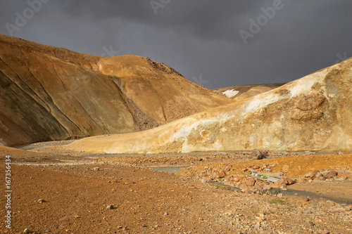 Kerlingarfjoll mountain range in the highlands of Iceland