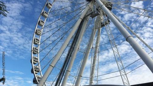 The Wheel Of Brisbane is a ferris wheel which is a major tourist attraction in Brisbane Australia. 