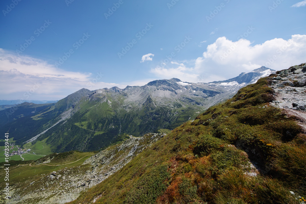 View from the Pfannköpfl Zillertal View from the Pfannköpfl Zillertal