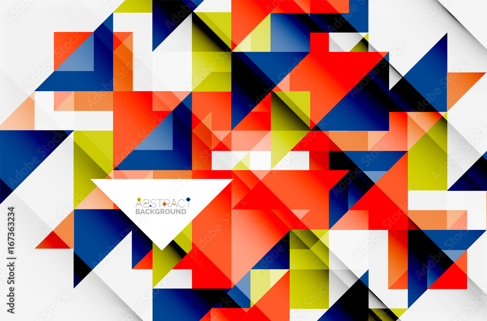 Triangle pattern design background Triangle pattern design background
