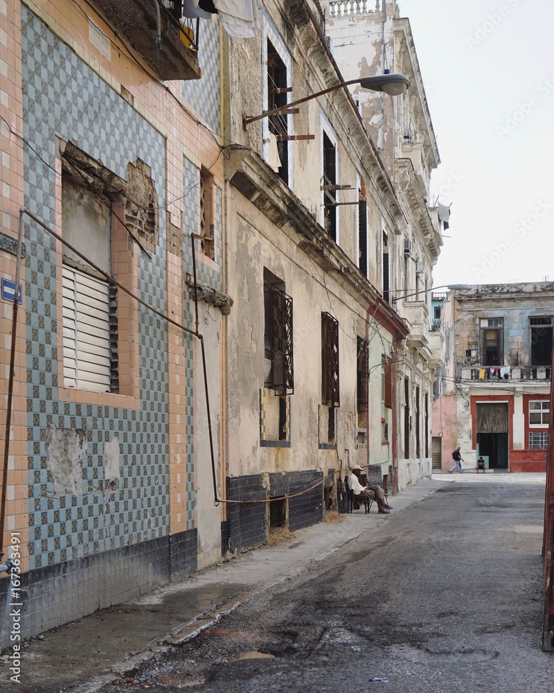 in den Straßen von Havanna auf Kuba, Karibik 