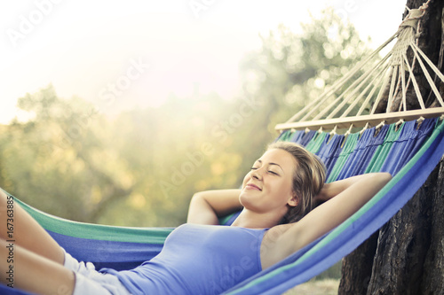Relax on the hammock photo