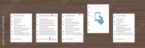 Hervorgehoben - Hand hält Smartphone