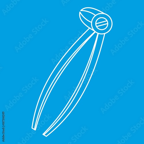 Mandibular wisdom tooth dentist forceps icon