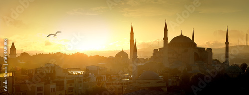 Fotografie Hagia Sophia at sunrise
