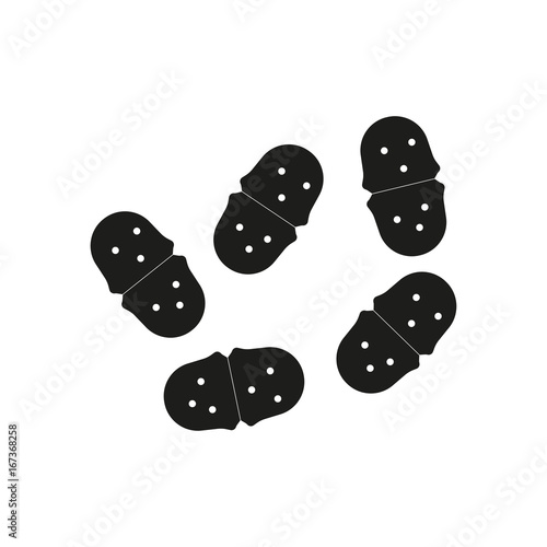 Bacteria or virus icon. Vector illustration.