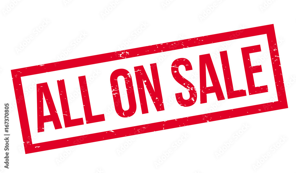 All On Sale rubber stamp. Grunge design with dust scratches. Effects can be easily removed for a clean, crisp look. Color is easily changed. All On Sale rubber stamp. Grunge design with dust scratches. Effects can be easily removed for a clean, crisp look. Color is easily changed.