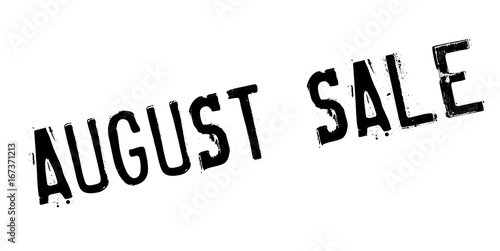 August Sale rubber stamp. Grunge design with dust scratches. Effects can be easily removed for a clean, crisp look. Color is easily changed.
