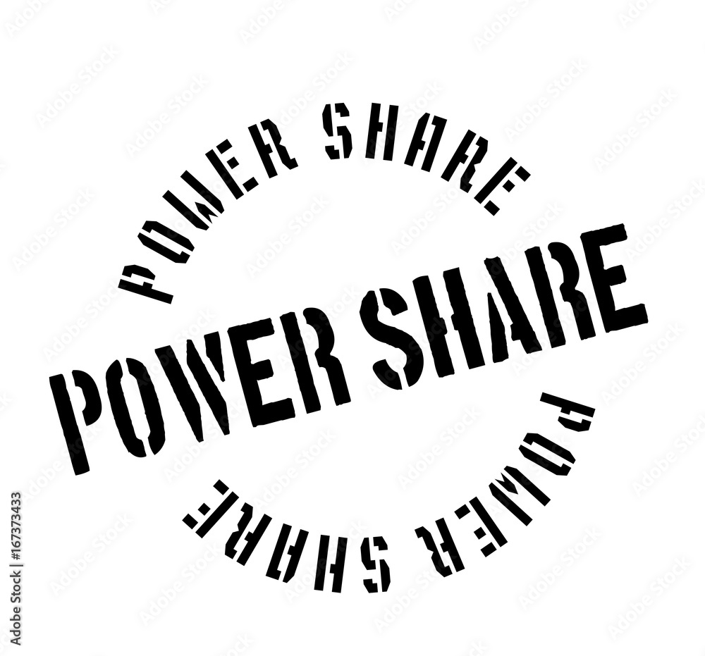 Power Share rubber stamp. Grunge design with dust scratches. Effects can be easily removed for a clean, crisp look. Color is easily changed. Power Share rubber stamp. Grunge design with dust scratches. Effects can be easily removed for a clean, crisp look. Color is easily changed.