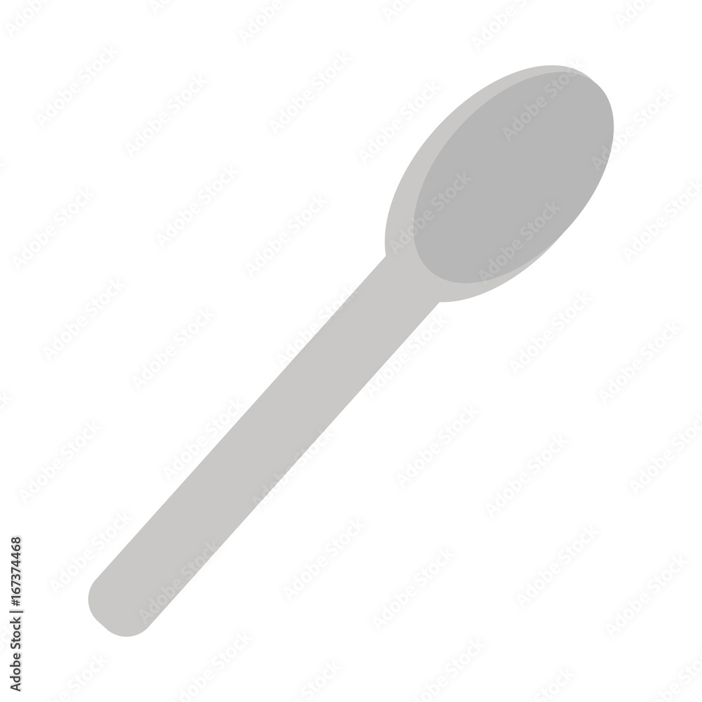 Isolated spoon icon on a white bckground, vector illustration