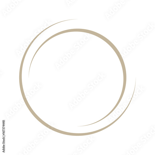 Isolated dish outline on a white background, vector illustration