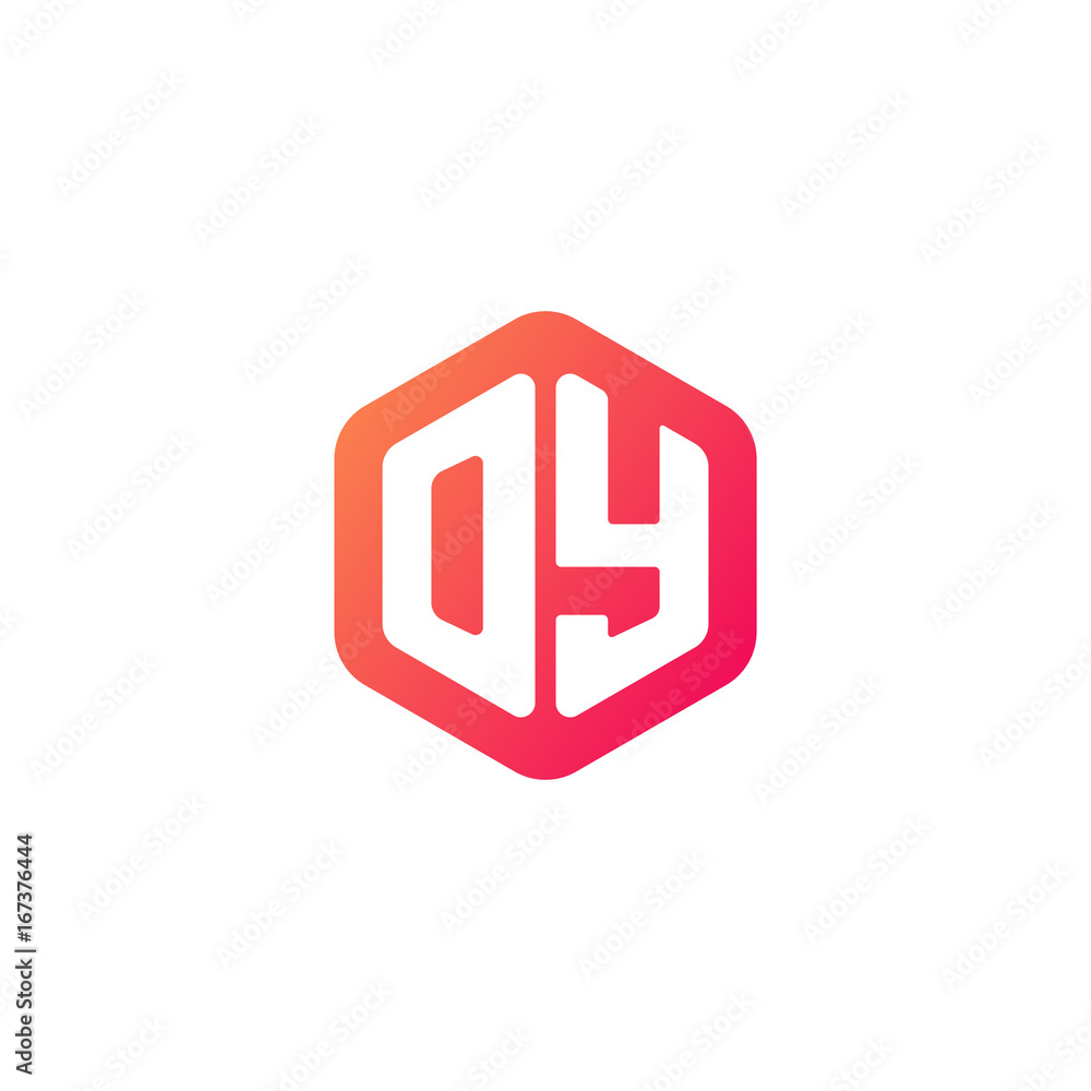 Initial letter oy, rounded hexagon logo, gradient red orange colors
Initial letter oy, rounded hexagon logo, gradient red orange colors