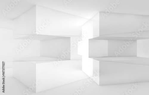 White intersected geometric structures, 3d