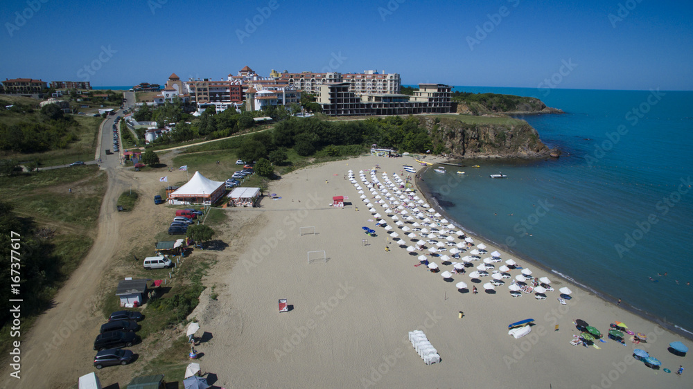 Aerial view of Sinemorets, Bulgaria Aerial view of Sinemorets, Bulgaria