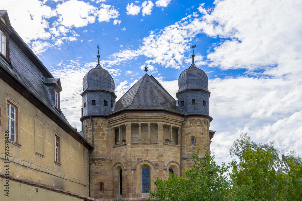 The Catholic monastery Pfaffen-Schwabenheim near Bad Kreuznach in Rhine-Hesse, Germany