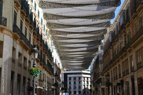 Marqués de Larios Street in Malaga, Spain photo