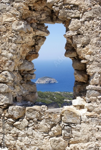 Burgruine Monolithos , Rhodos ,Griechenland