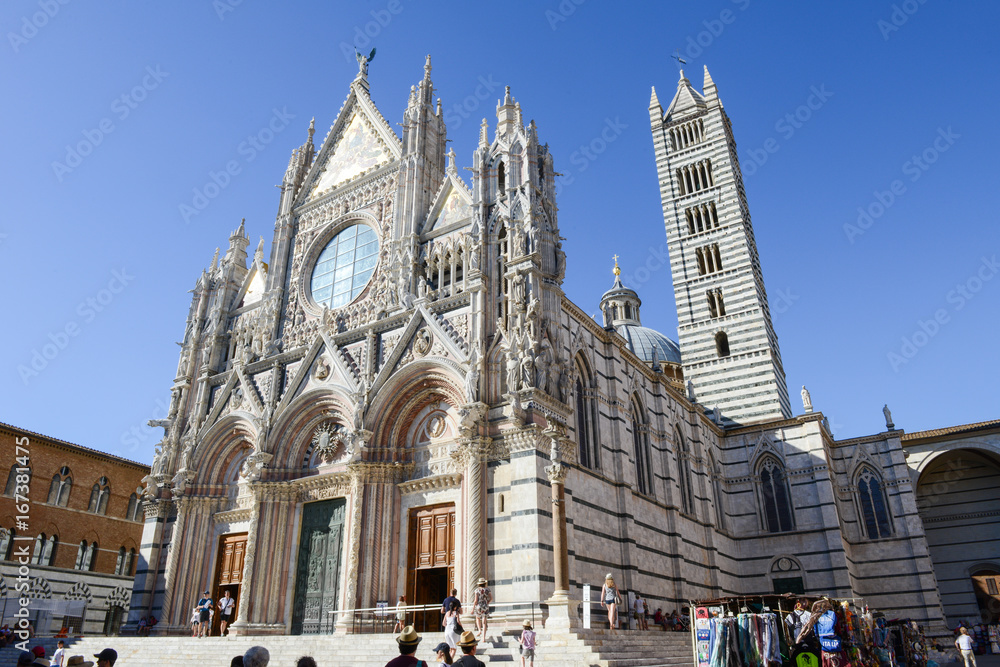 The cathedral at Siena on Italy