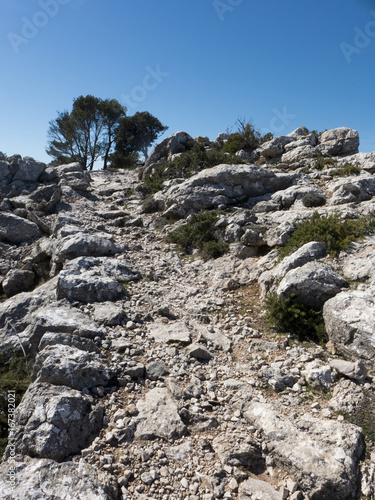 Wanderung auf dem GR 221 in der Serra de Tramuntana auf Mallorca in Spanien