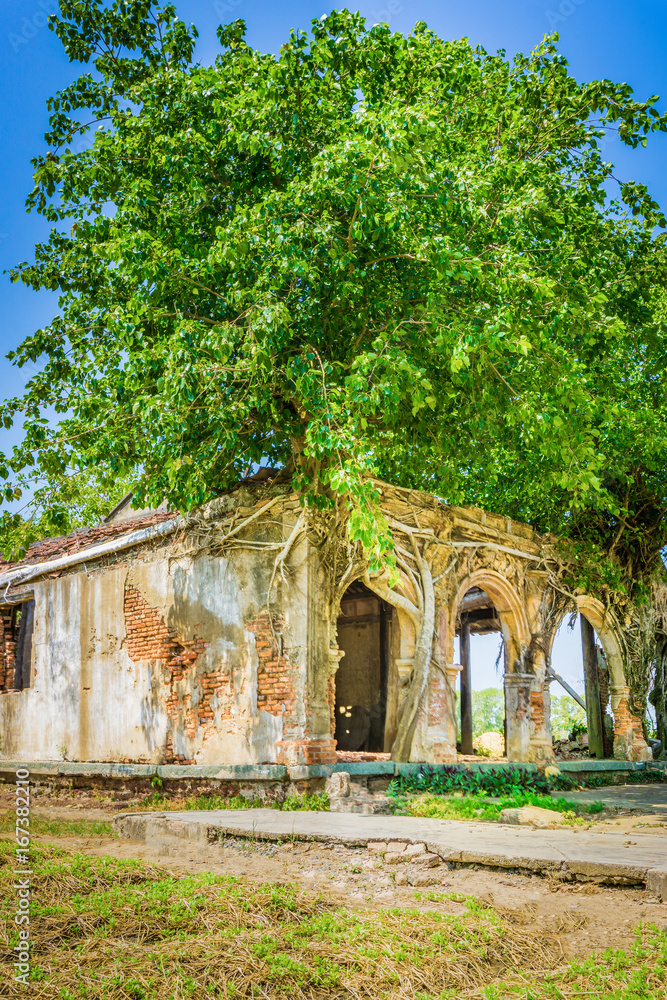 Go Tao old ruin temple in Long An Vietnam