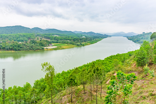 Beautiful of landscape scenery in Hue Vietnam. HDR