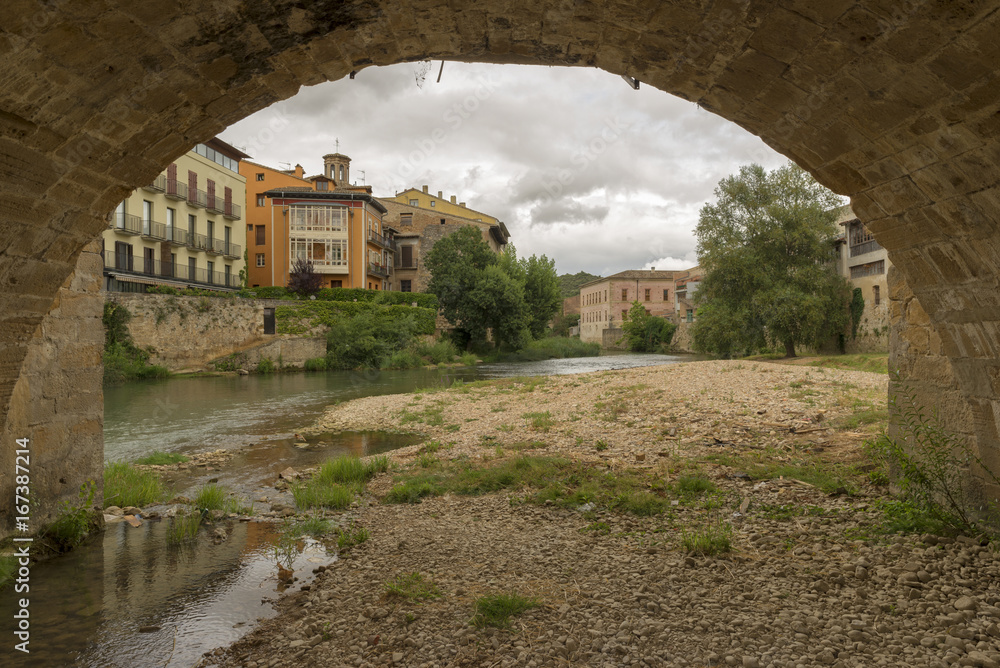 The town of Estella in Navarre, Spain
