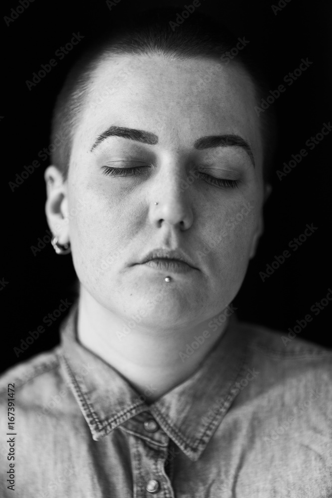 portrait of real lesbian woman portrait of real lesbian woman