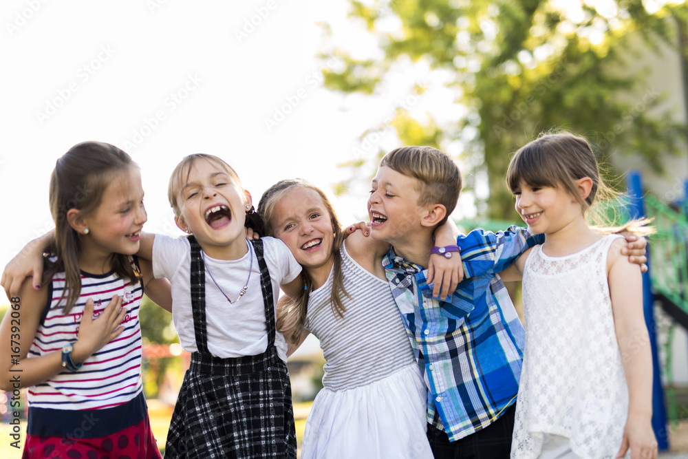 cheerful school age child play on playground school cheerful school age child play on playground school