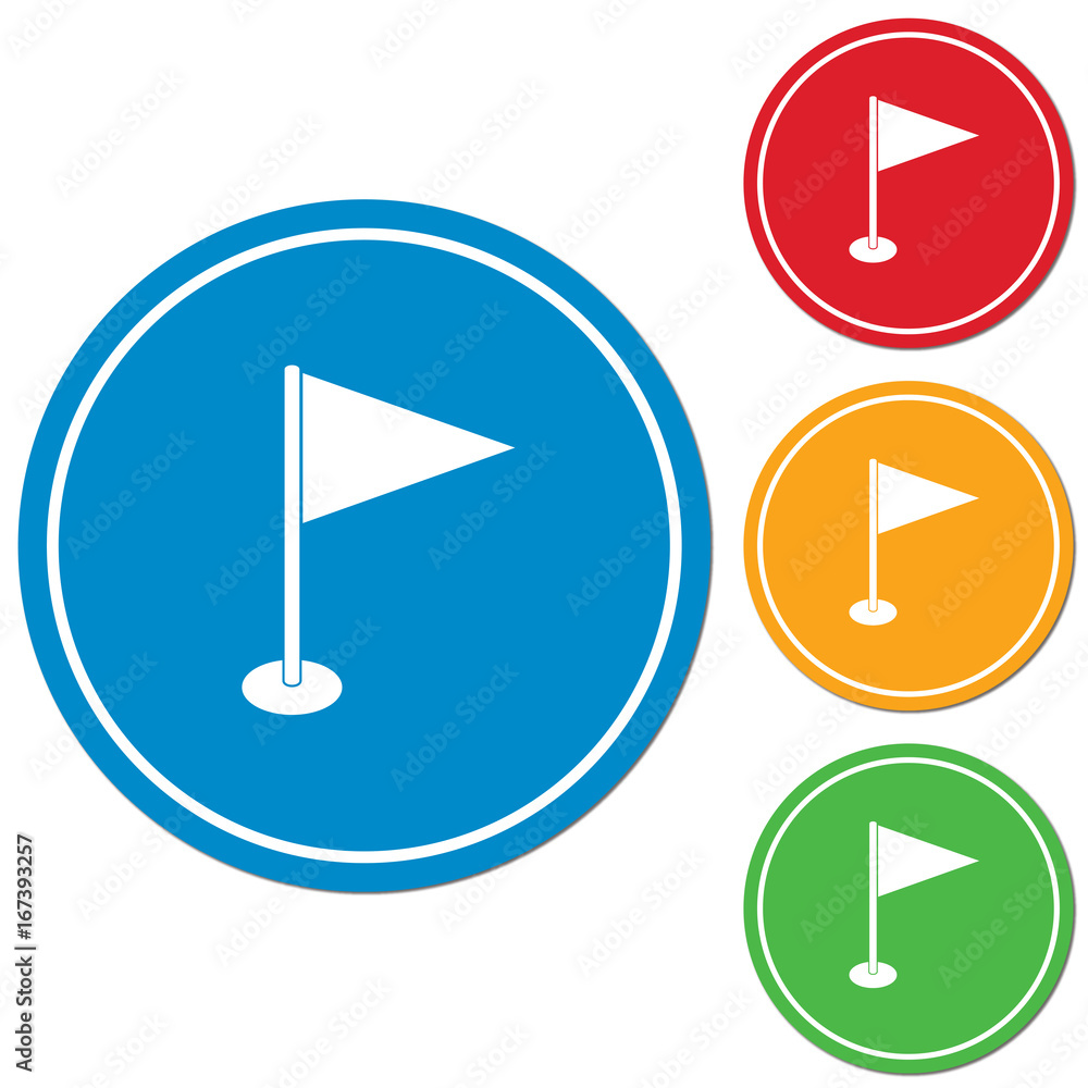 Flag marker icon Flag marker icon