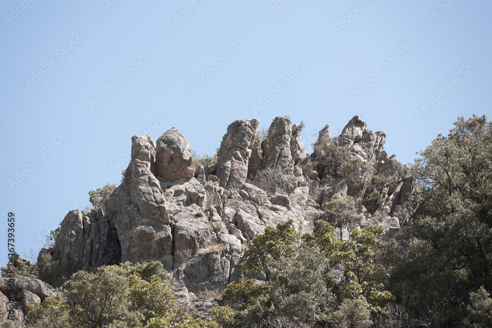Fototapeta premium Italien Sardinien Felsklippen
