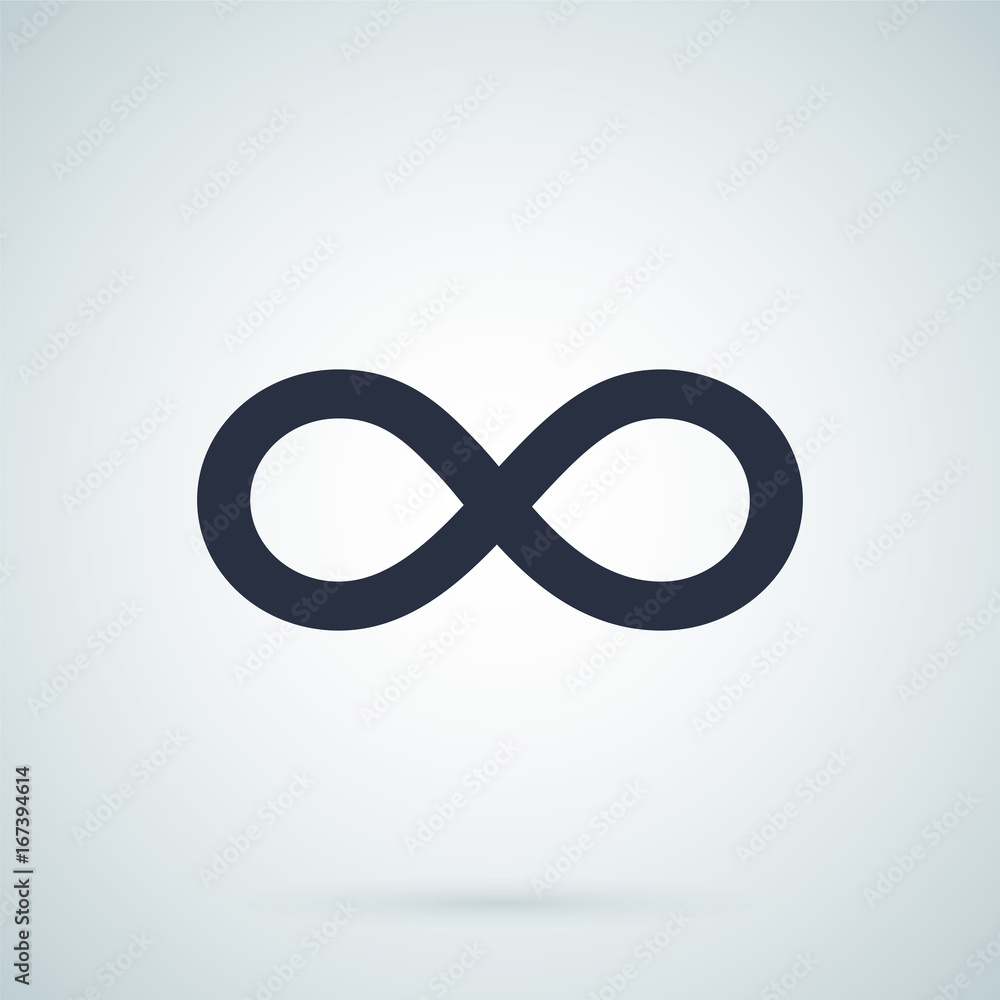 Infinity - Vector icon. Endless symbol illustration Infinity - Vector icon. Endless symbol illustration