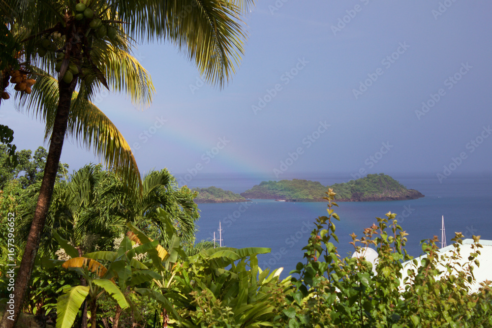 Rainbow on Pigeon Island