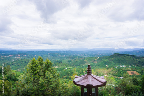 Wallpaper Mural Landscape of the pagoda in Bao Loc Viet Nam Torontodigital.ca