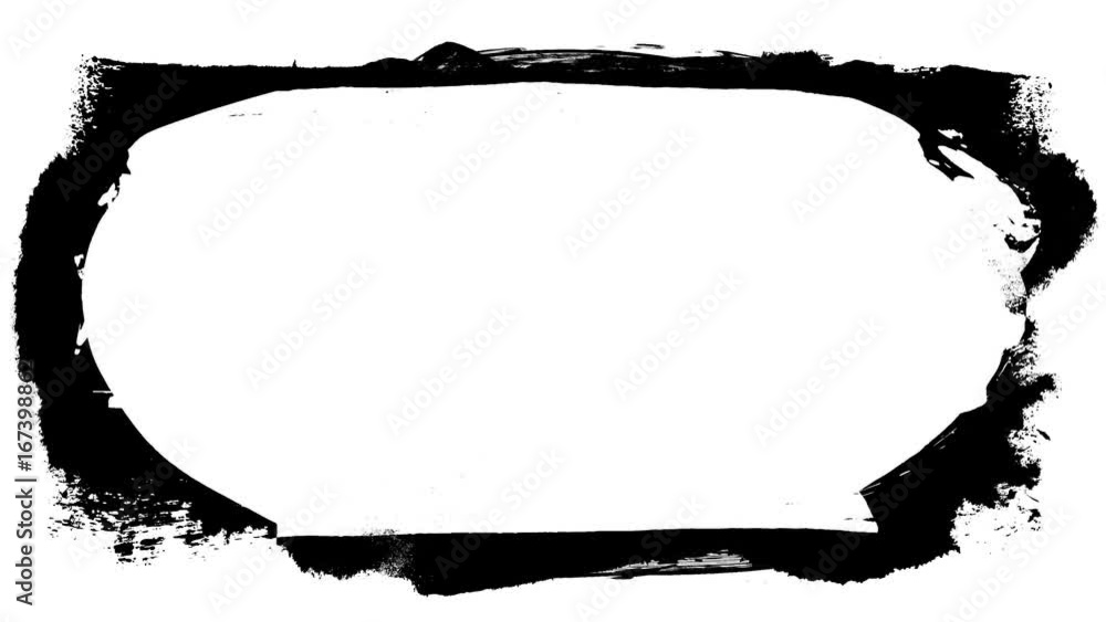 Looping Underline Grunge brush strokes. Abstract hand - painted element. Underline and ...