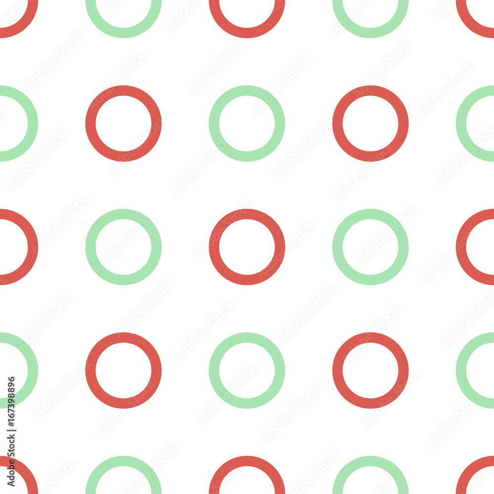 Pattern of multicolored circles on white background Pattern of multicolored circles on white background