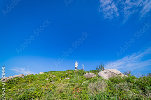 Lighthouse in Cu Lao Xanh island Qui Nhon Vietnam