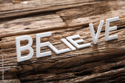 Photos Believe Or Lie Words On Wood