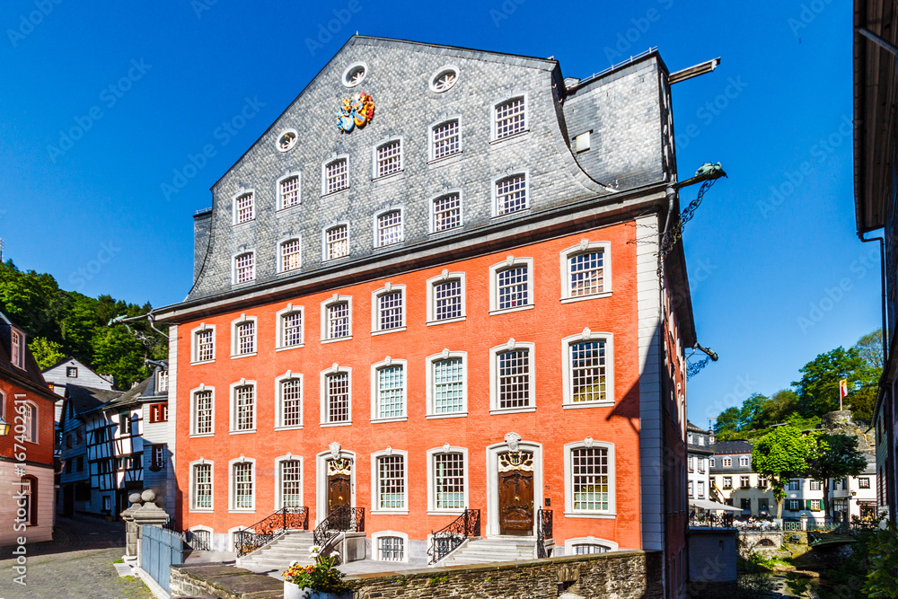 Fototapeta premium Rotes Haus Monschau