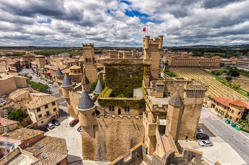 Castle in Olite, Navarra, Spain photo