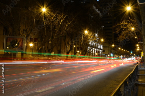 Noches por Madrid, calles con exposición larga © Eugenio