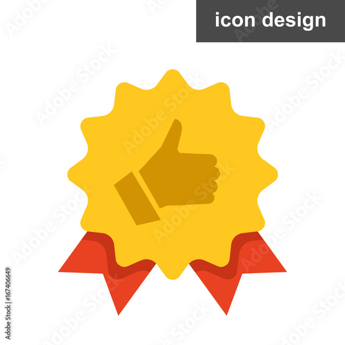 Vector icon best choice