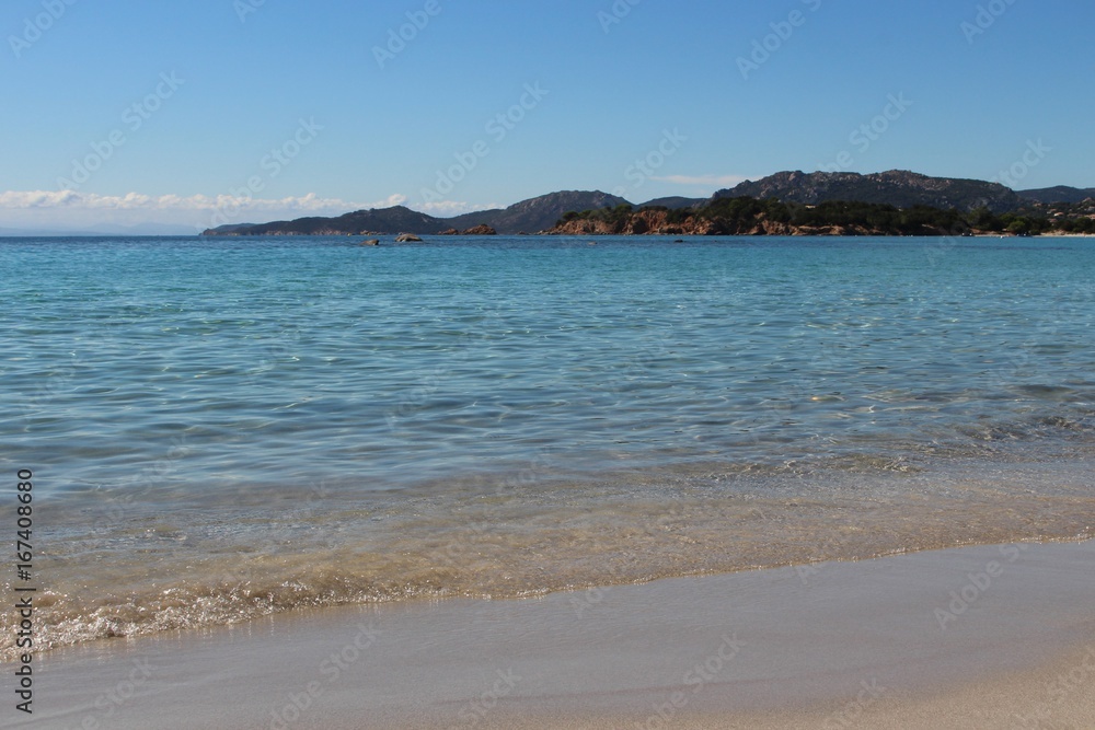beautyful beach in corsica, palombaggia, france beautyful beach in corsica, palombaggia, france
