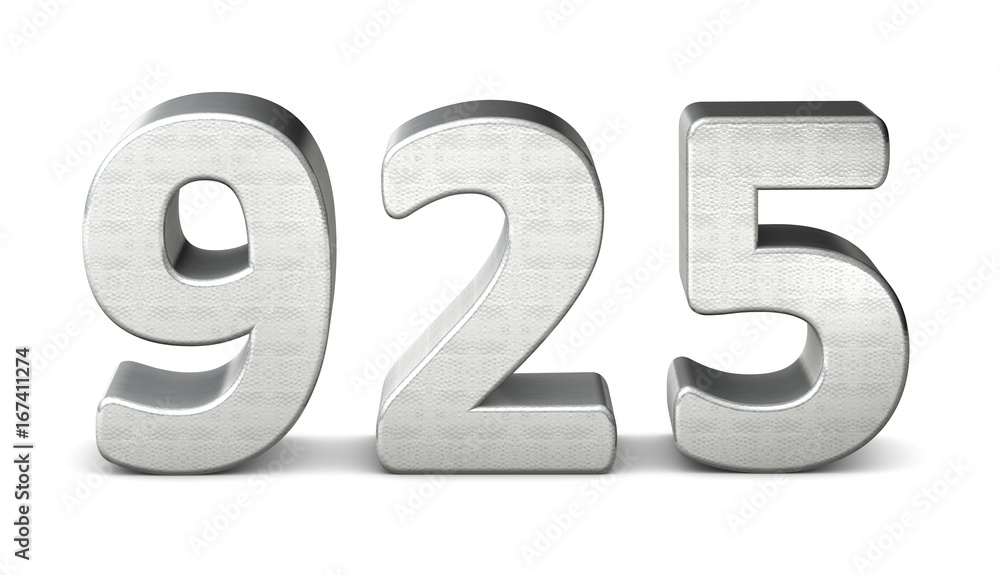 925 zahl silber 3d number silver struktur 925 zahl silber 3d number silver struktur