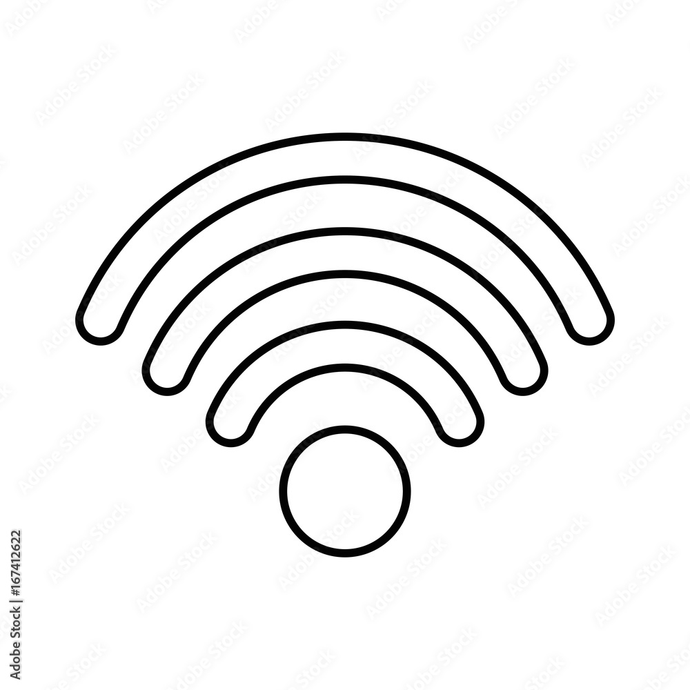 wifi sign icon over white background vector illustration wifi sign icon over white background vector illustration