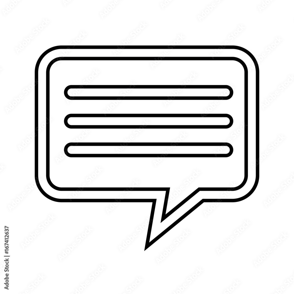 speech bubble icon over white background vector illustration speech bubble icon over white background vector illustration