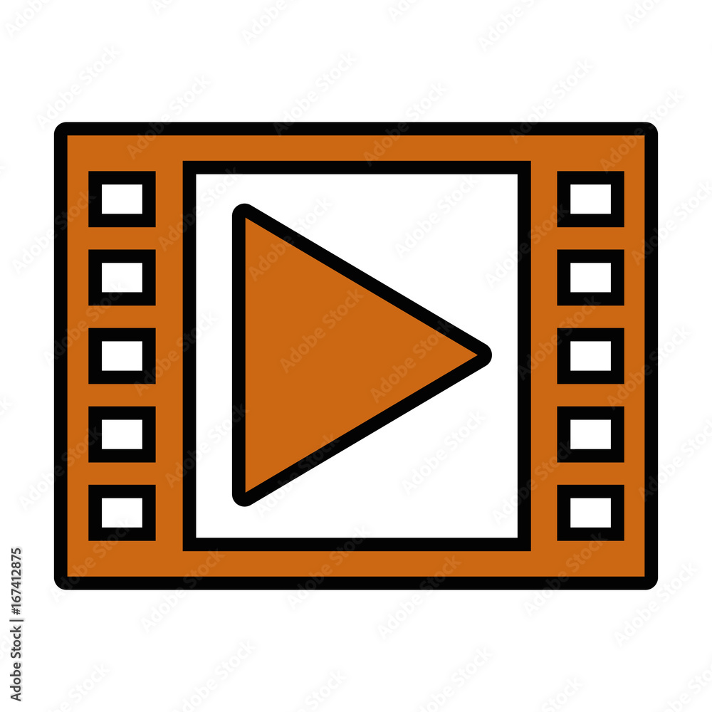 video player icon over white background vector illustration video player icon over white background vector illustration