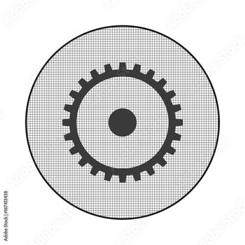 Gitter-Icon Zahnrad