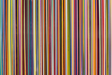 Acrylglasbilder Vertikale Streifenmuster Bunte Schmale Streifen Mit Textur  © Richard