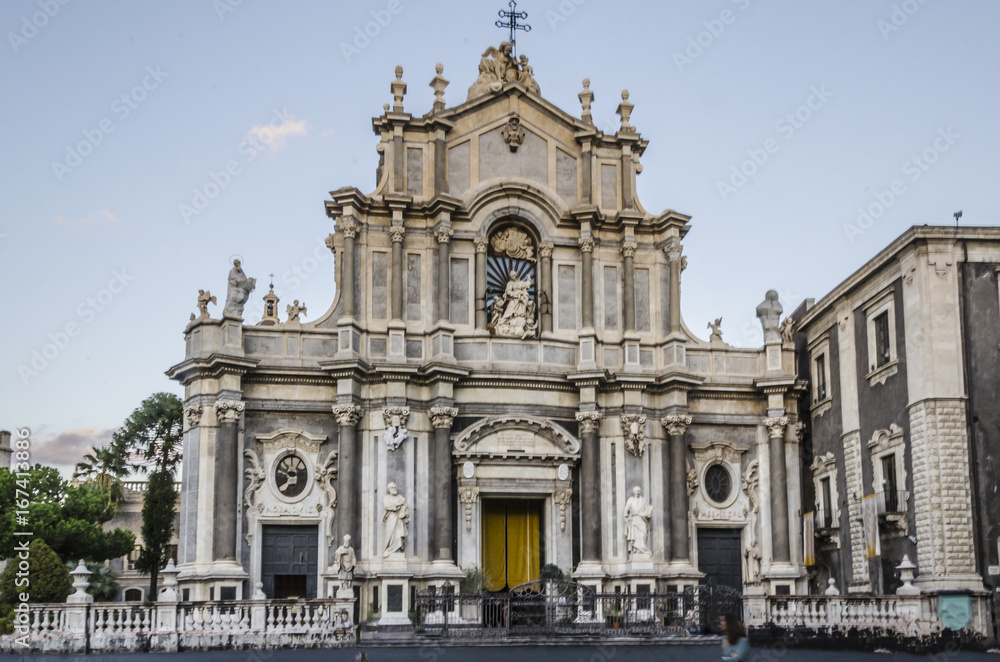 Cathedral of the city of catania sicily