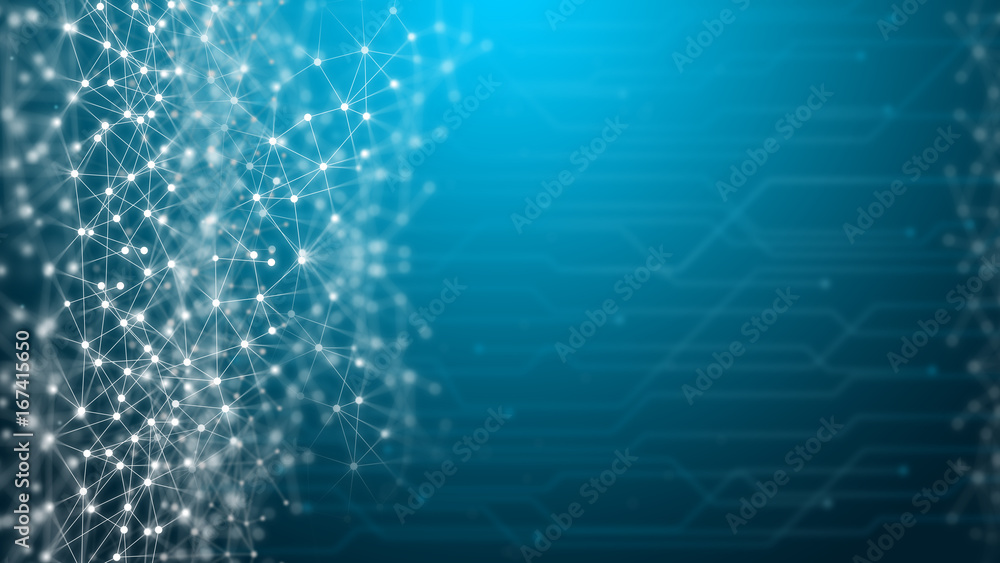 Obraz premium Abstract futuristic sci-fi raster background